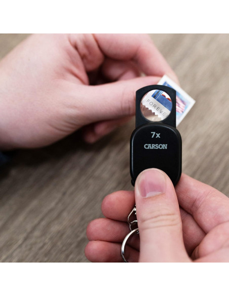 Lupa de Llave Carson GN-70 7x Plegable Ultra Compacta