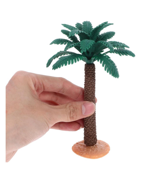 Juego de 3 Palmeras Miniatura Artificiales Tofficu 9cm