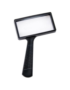 Lupa de Mano HOMEGOAL 5X Aumento Vidrio 10.16x5.08 cm