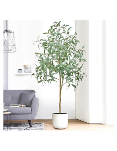 Árbol de Eucalipto Artificial Roselywed 213 cm Decoración