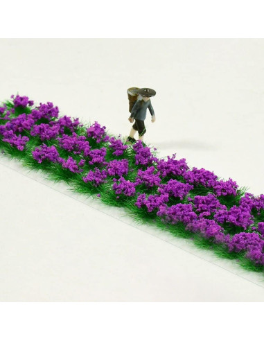 90 Piezas Césped Artificial Gofidin para Modelismo y Jardín