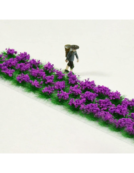 90 Piezas Césped Artificial Gofidin para Modelismo y Jardín