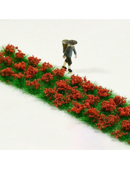 90 Piezas Césped Artificial Gofidin para Modelismo y Jardín