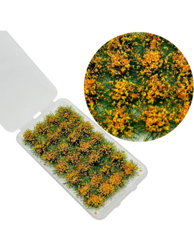 Grupo de Flores Estáticas Cayway 28 PCS Naranja 11 mm