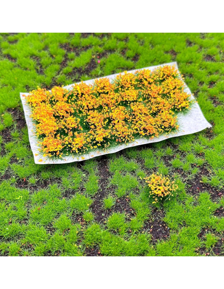 Grupo de Flores Estáticas Cayway 28 PCS Naranja 11 mm