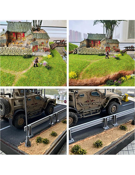 Grupo de Flores Estáticas Cayway 28 PCS Naranja 11 mm