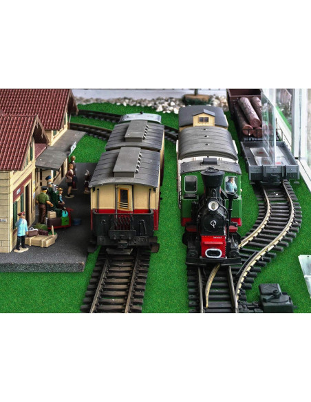 Alfombra de Césped Artificial Evemodel 100x250cm Verde Oscuro