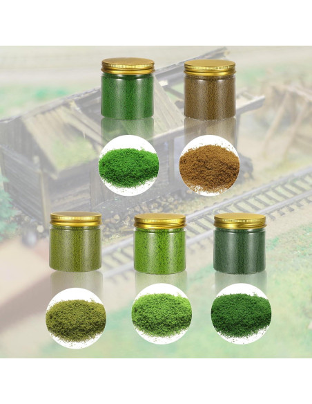 Polvo de Terreno de Hierba Modelo CoCud 185ml Verde/Amarillo