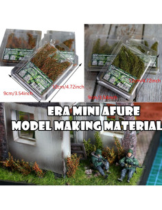 Cayway 2 Paquete Arbustos Miniatura Ecológicos 10cm Verde y Rojo 2