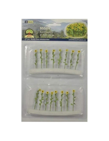 Plantas Florecientes Girasoles JTT 5.08 cm 16 Piezas