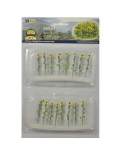 Plantas Florecientes Girasoles JTT 5.08 cm 16 Piezas 2