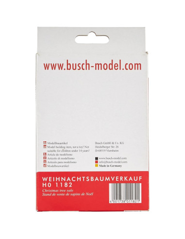 Kit de Escenografía Árboles de Navidad Busch HO 1182