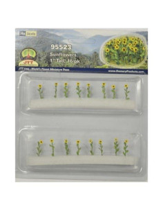 Plantas Florales JTT Girasoles 16 Piezas 2.54 cm