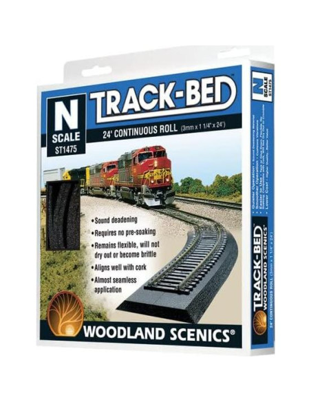 Rollo Base de Vías Woodland Scenics 7,3 m Escala N
