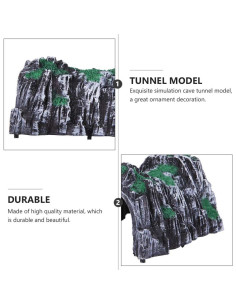 Túneles de tren Kisangel 3pcs Escala N Plástico 17.8x13.7x9.5cm 2