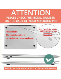 Funda CISSOOK para MacBook Pro 13 A2338 M1 M2 Sol y Montaña 2