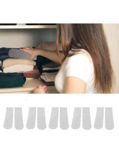 5 Calcetines Elásticos para Amputados Algodón Grueso S 2