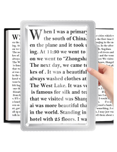 Lupa de Lectura 5X JUOIFIP Plata para Ancianos