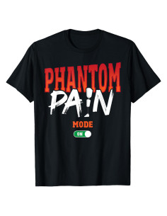 Camiseta Humorística para Amputados de Pierna - Negro - Pequeño