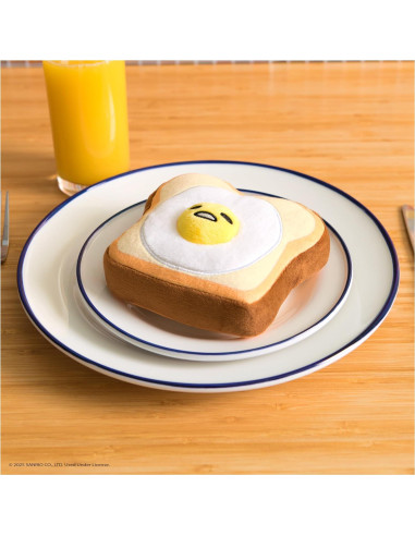 Peluche Gudetama GUND 12.7 cm Tostada de Huevo Kawaii