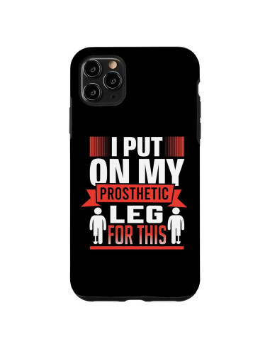 Funda para Pierna Prostética iPhone 11 Pro Max - Humor