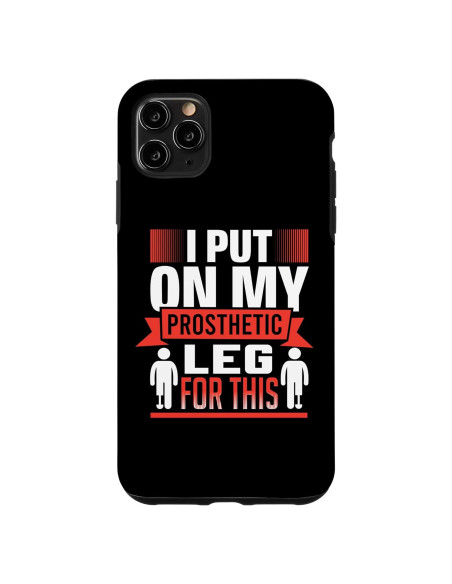 Funda para Pierna Prostética iPhone 11 Pro Max - Humor