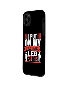 Funda para Pierna Prostética iPhone 11 Pro Max - Humor 2