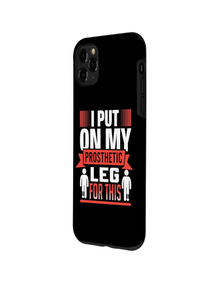 Funda para Pierna Prostética iPhone 11 Pro Max - Humor