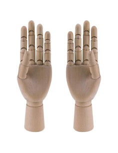 Mano de Madera Flexible HSOMiD 30 cm para Dibujo Artístico