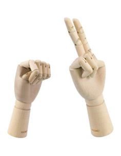 Mano de Madera Flexible HSOMiD 30 cm para Dibujo Artístico 2