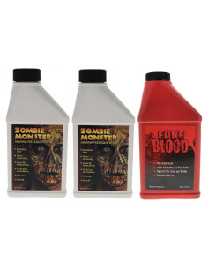 FX Zombie Láttex Líquido Sin Amoníaco + Sangre Falsa 2 Unidades