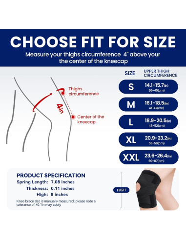 Férula Rodilla JOMVD Ajustable Transpirable Menisco