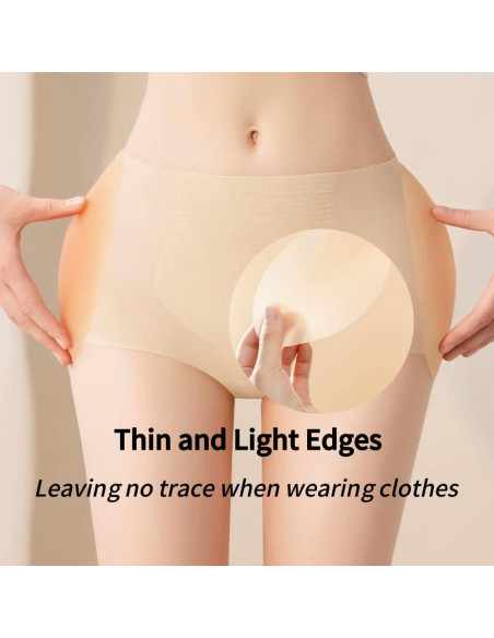 Almohadillas de Silicona para Caderas y Glúteos Beige