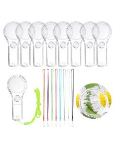 48 Lupas para Niños IRCHLYN 5X con Cordones Coloridos