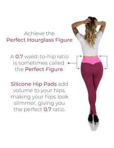 Almohadillas de Cadera Silicona Sculptress 43x26 cm - Marrón 2