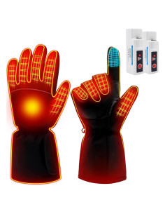 Guantes Calentados Recargables Unisex - Impermeables y Táctiles