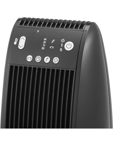 Calefactor de Torre Oscilante Amazon Basics 1500W con Control Remoto