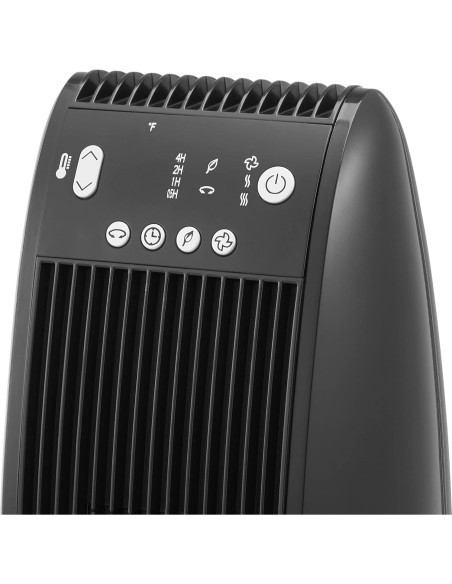 Calefactor de Torre Oscilante Amazon Basics 1500W con Control Remoto