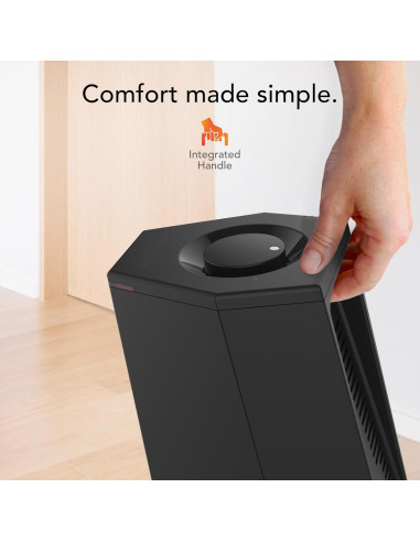 Calefactor Personal de Torre Vornado Rise 12H 120V Negro