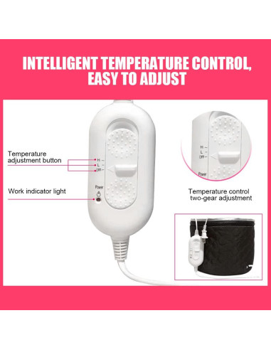 Capucha de Calor Watris Veiyi para Acondicionamiento Capilar