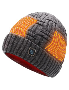 Gorro Térmico Eléctrico Unisex Hive TechWear Gris