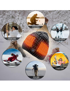 Gorro Térmico Eléctrico Unisex Hive TechWear Gris 2