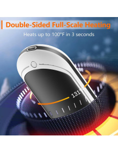 Calentador de Manos Recargable BESKAR 5200mAh Doble Lado 2