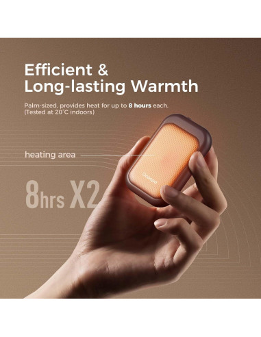Calentadores de Manos OCOOPA UT3056-BK Recargables 5000mAh