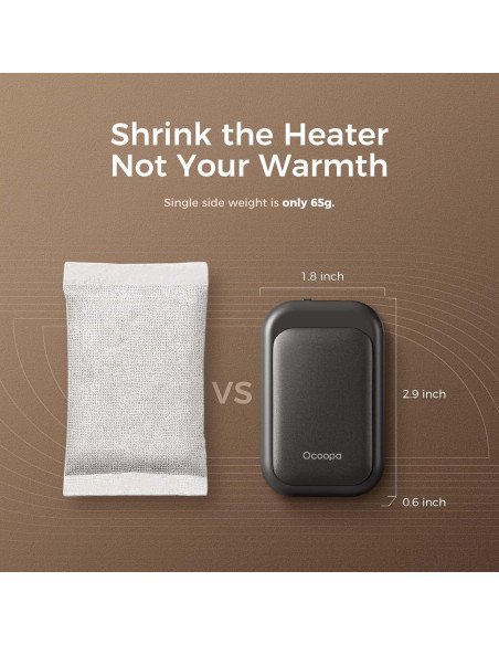 Calentadores de Manos OCOOPA UT3056-BK Recargables 5000mAh