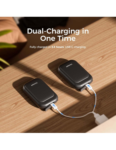 Calentadores de Manos OCOOPA UT3056-BK Recargables 5000mAh