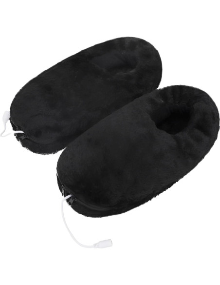 Zapatillas calefaccionadas PURFUN para invierno, antideslizantes