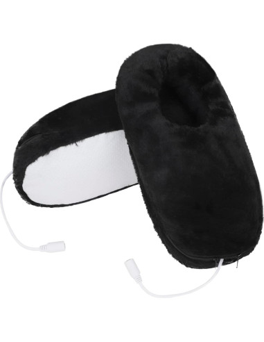 Zapatillas calefaccionadas PURFUN para invierno, antideslizantes