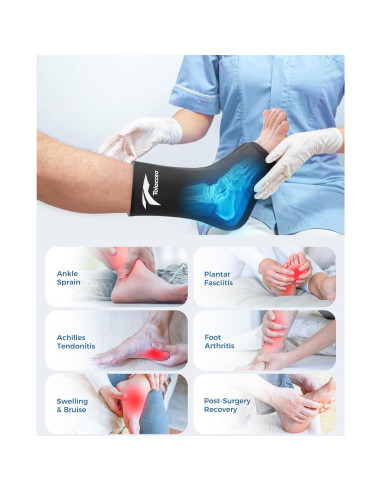 Funda de Hielo para Tobillo Tolaccea PRO - Terapia Fría y Caliente
