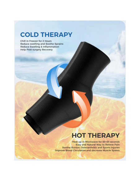Funda de Hielo para Tobillo Tolaccea PRO - Terapia Fría y Caliente